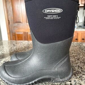 Kids' Black Waterproof Boots